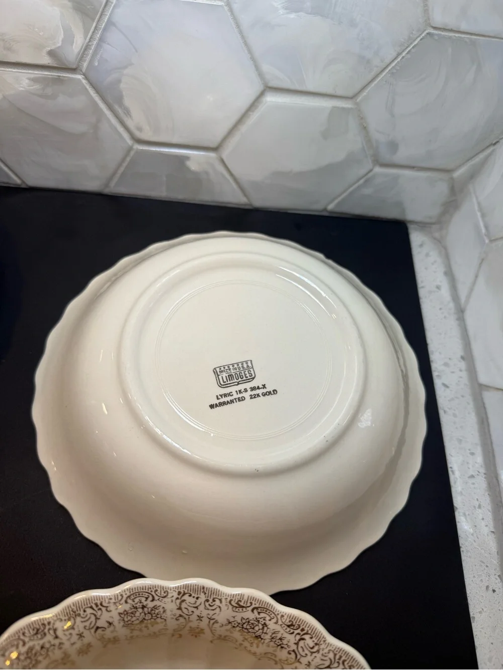 Set of 6 Limoges Lyric 8